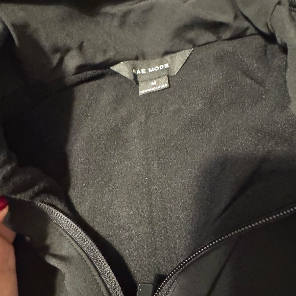 RAE MODE STRETCH WOVEN AND INNER FLEECE MOCK NECK PULLOVER - Picture 2 of 5